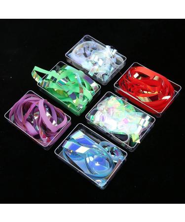Nail Art Cellophane Fashionable Nail Glass Paper Safe Eco-friendly Non-toxic 6 Box for Home Use Professional Nail Salon - Buy Online on GoSupps.com