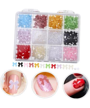 FRCOLOR 1 Box Nail Art Accessories Done Varnish Nail Jewellery Nail Art Pendant for Women Nail Pendant for Acrylic Nails Nail Pendant Small Manicure Box Tie 3D Resin 1.10X1.00X0.30CM As Shown - Buy Online on GoSupps.com