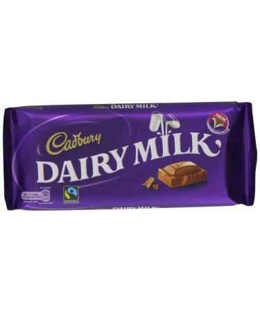 Cadbury Dairy Milk Chocolate Bar 120 g (Pack of 8)