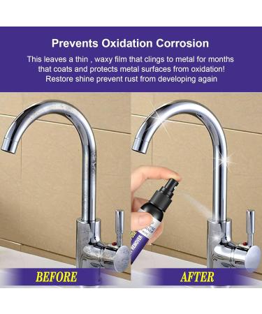 Household Rust Remover Spray - 3-in-1 Multi-Purpose Rust Removal for Car Bathroom & Kitchen - Effective Metal Rust Remover Set - Buy Online on GoSupps.com