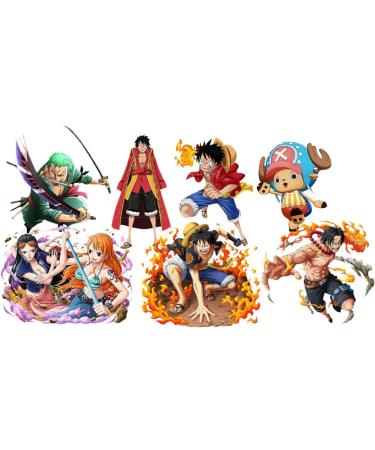 One Piece Themed Cake Topper Decoration Anime Manga Themed Kids Party Paper Card Quick Easy Adjustable - Buy Online on GoSupps.com