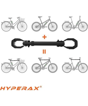 Hyperax Step Thru E Bike Adapter - Fits Up to 70lbs for E Bike Hitch Platform Rack - Compatible with LECTRIC, RAD Power, AVENTON, and More Step Thru & Folding E Bikes - Buy Online on GoSupps.com