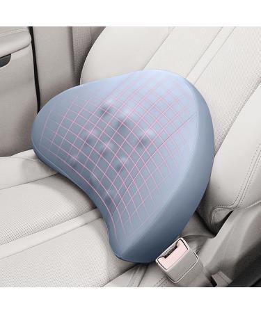 Car Lumbar Support | Driving Lumbar Support Cushion Comfortable Lumbar Support Pillow for Vehicle Comfortable Lower Back Cushion Blue - Buy Online on GoSupps.com