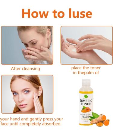  MagiSel Turmeric Toner Facial Toner Turmeric Skin Toner Astringent Pore Lightening Skin Brightening Anti-Aging Facial Toner Daily for All Skin Types 100ml - Buy Online on GoSupps.com