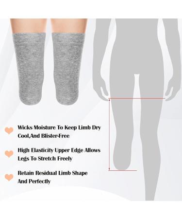 Bunnycool 10 Pcs Prosthetic Stump Shrinkers Amputee Socks - Gray | Men Women's Prosthetic Socks - Buy Online on GoSupps.com