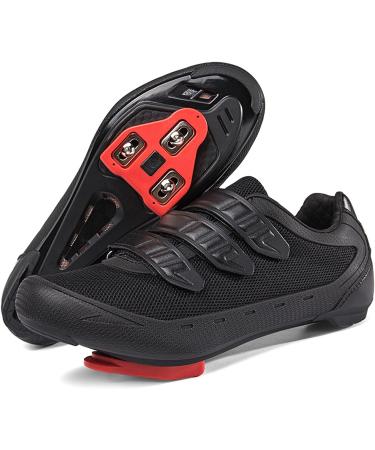 Noxnex Cycling Shoes | Compatible with Peloton SPD Pedal | Indoor Road Cycling Shoes | Size 10 Women/8 Men | Black - Buy Online on GoSupps.com