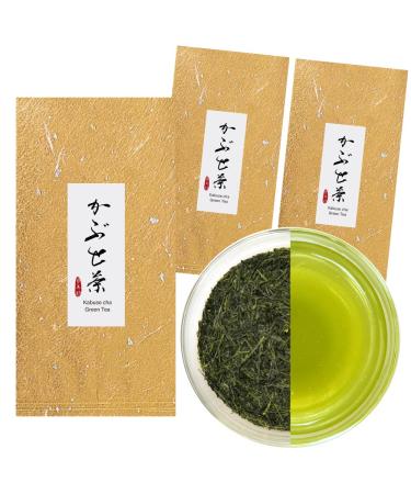 First Flush Saemidori Cultivar Premium Kabusecha Deep Steamed Green Tea Fukamushi Sencha Loose Leaf from Kagoshima Japan | Japanese Tea KIMIKURA (210g/7.2oz (70gx3packs set))