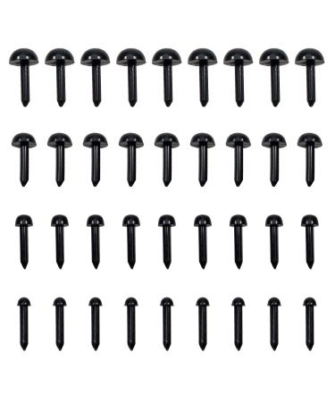 TOAOB 480pcs Mini Black Plastic Safety Eyes 3mm 4mm 5mm 6mm Assorted Sizes Small Ball Craft Eyes for Needle Felting Bears Dolls Puppet Plush Animal Sewing Making 3mm/4mm/5mm/6mm - Buy Online on GoSupps.com