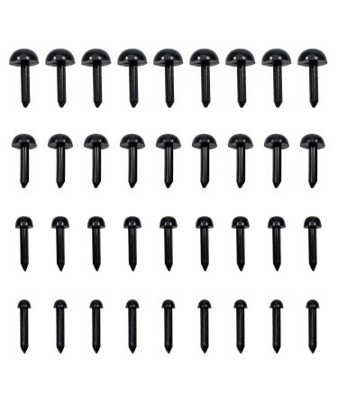 TOAOB 100pcs 30mm Black Wiggle Googly Eyes with Self Adhesive Round Plastic Sticker  Eyes for DIY Arts Crafts Scrapbooking Decoration