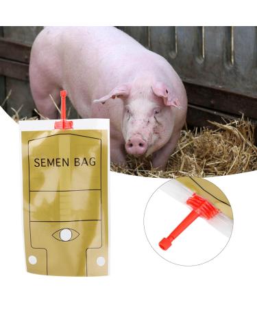 Pilipane 50pcs Disposable Bag 100ml Plastic Pig Insemination Bag Artificial Insemination Rod Set for Veterinary Equipment - Buy Online on GoSupps.com