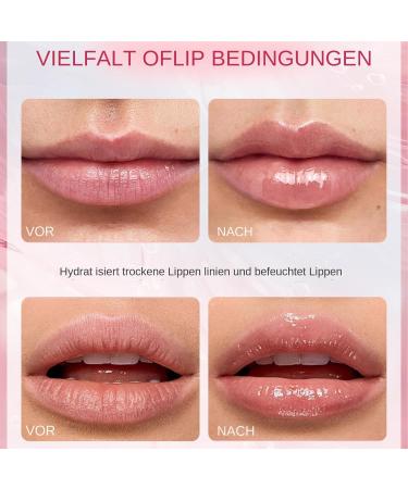  Generisch Set of 4 Glossy Lip Oils - Revitalizing Care - Moisturizing Shine - Convenient for travel and as a gift for women and girls - Buy Online on GoSupps.com