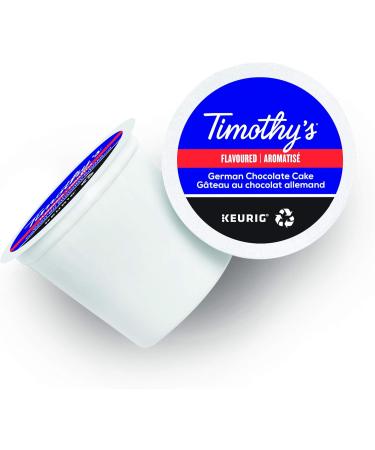 Timothy's World German Chocolate Cake Coffee K-Cups for Keurig Brewers 96 Count - Buy Online on GoSupps.com