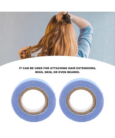 2 Pieces Double Sided Wig Tape Strong Adhesive Hair Extension Wig Hair Support Tape for Salon Home Wig Tape - Buy Online on GoSupps.com