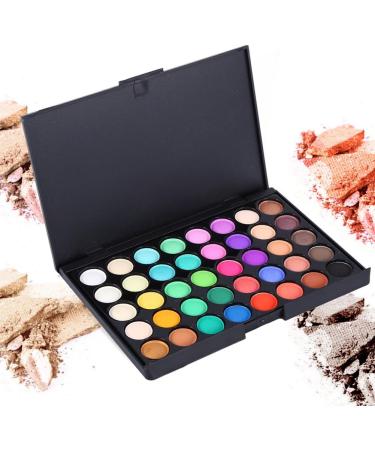 40 Colors Eyeshadow Palette Mineral Matte Pigment Waterproof Eye Shadow Powder Makeup Set(#2) - Buy Online on GoSupps.com