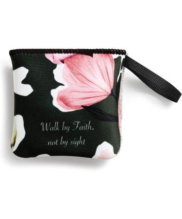 Shop DEMDACO Faith Floral Black 8x6 Eyeglass Cleaning Cloth | Microfiber Double-Sided Fast International Shipping - Buy Online on GoSupps.com