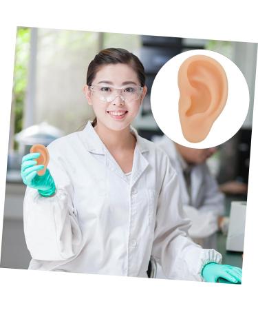 Silicone Ear Model - Simulation Silica Gel Beige Eft Ear Teaching Tool - Buy Online on GoSupps.com