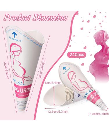 240 Pcs Disposable Female Urination Device - Portable Urinary Funnel for Women - Waterproof Paper Pee Cup for Camping, Travel, Pregnant Women & Wounded Individuals - Buy Online on GoSupps.com