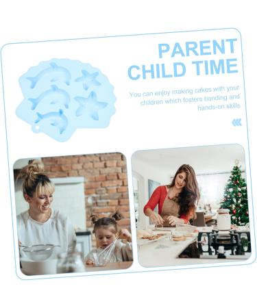 OUNONA 4pcs Cake Mold Homemade Cookies Candy Baking Mold Silicone Molds for Silicone Cake Modeling Chocolate Sea Animal Baking Alphabet Mold Silicone Candle Mold Whale Silica Gel Dolphin - Buy Online on GoSupps.com