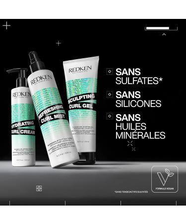 REDKEN Thermo-Protective Defining Cream Hydrates & Defines Curls Vegan Formula with Jojoba Oil & Squalane Curly Frizzy & Kinky Hair Hybrid Curl Stylers 200ml - Buy Online on GoSupps.com