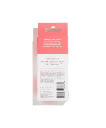Avatara Watermellow Sleeping Mask | Hydrating Overnight Face Mask with Watermelon & Almond Oil | Paraben-Free Skincare - 1 fl oz - Buy Online on GoSupps.com
