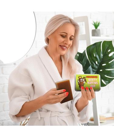 Booty Buffing Bar Soap - Premium Unisex Coffee Soap Gag Gifts for Adults Teens & Kids | Perfect for Easter Baskets & White Elephant Ideas - Buy Online on GoSupps.com