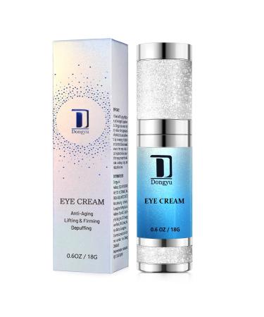 Dongyu Anti-Aging Eye Cream for Wrinkles: Under Eye Cream with Snail Mucin Caffeine for Fine Lines Puffiness - Firming Eye Serum for Women