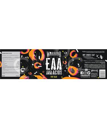 Warrior EAA Essential Amino Acids Fruit Salad 360g - Premium Muscle Recovery - Buy Online on GoSupps.com