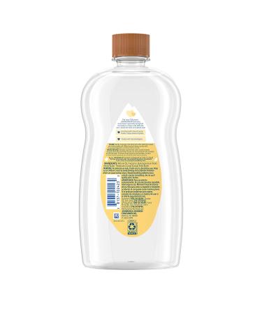 Johnson's Baby Oil with Shea & Cocoa Butter - 20 fl. oz | Hypoallergenic Moisture Protection - Buy Online on GoSupps.com