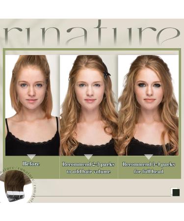 Runature Ombre Tape-In Extensions - Real Hair Brown & Blonde 55cm 20 Pieces #3/8/25 Remy Quality - Buy Online on GoSupps.com