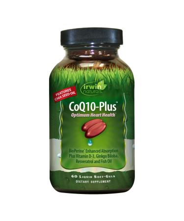 Irwin Naturals CoQ10-Plus 60 Liquid Soft-Gels