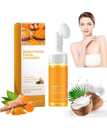 Turmeric Facial Cleanser Turmeric Face Wash Foaming Facial Cleanser Deep cleansing of facial skin Turmeric Foaming Cleanser for All Skin