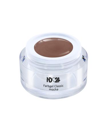 Uv Led Color Gel - Gel Classic Mocha - Brown Color - Studio Quality - Made in Germany - 5ml
