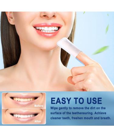 Fore Smile 100 Disposable Oral Finger Wipes & Tooth Whitening Strips - Enhanced Deep Cleaning Tools for a Radiant Smile - Buy Online on GoSupps.com