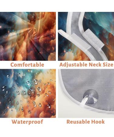 Milky Way Starry Night Beard Bib Apron - Ultimate Beard Hair Catcher for Men | Perfect Gift for Fathers Day Anniversaries & Christmas - Includes 2 Suction Cups - Buy Online on GoSupps.com