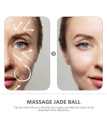 POPETPOP Jade Ball Jade Roller for Face Facial Massager Neck Massagers Massage Roller Stone Guasha Beauty Massage Jade Roller Skin Care Tool Anti Wrinkle Ice Jade Sand Board Scroll Wheel Pink - Buy Online on GoSupps.com