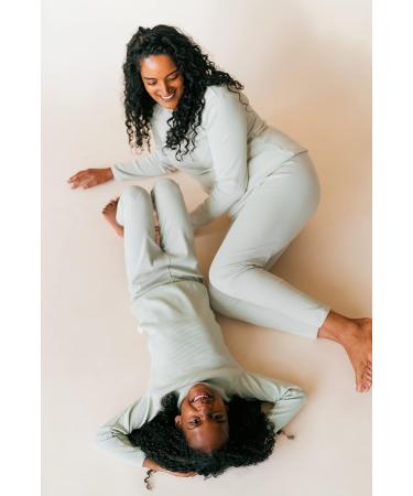 DreamBuy 20 Colours Ribbed Pyjama/Tracksuit/Loungewear 7-8 Years Sage - Unisex Kids, Women, Men | Baby Clothes Pyjamas - Buy Online on GoSupps.com