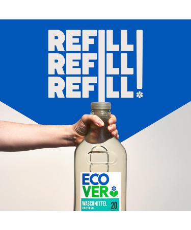 Ecover Universal Liquid Detergent Hibiscus & Jasmine 1.5L | Plant-Based Eco-Friendly 30 Washloads Protect & Maintain Clothing - Buy Online on GoSupps.com