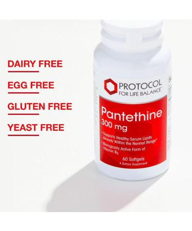 Pantethine 300mg Softgels - Metabolism & Liver Support Formula - 60 Count - Buy Online on GoSupps.com