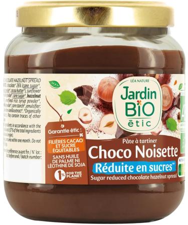 Jardin BiO tic - Chocolate Hazelnut spread - Sweet - AB certified - 350g jar - Buy Online on GoSupps.com