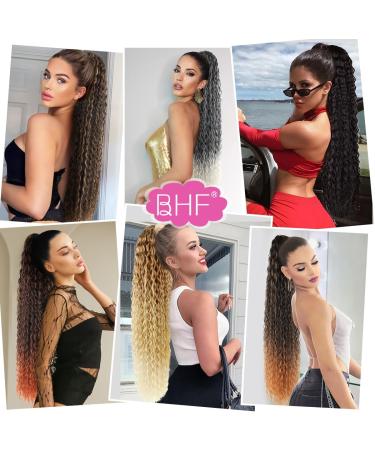 30 Long Curly Drawstring Ponytail Extension - Synthetic Hairpiece in MTgrey# - Women's Hair Extension - Buy Online on GoSupps.com