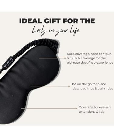 100% Pure Mulberry Silk Eye Mask - Luxurious Skin-Friendly Travel & Sleep Mask in Lavender Haze - Buy Online on GoSupps.com