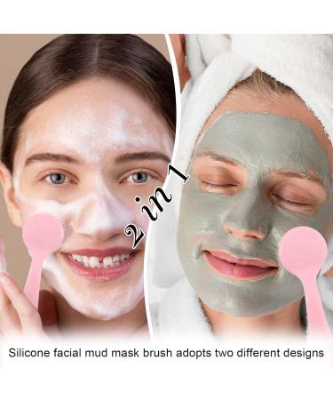 Amabro Silicone Manual Facial Cleansing Brush Skin Friendly Face Cleaning Scrubber Silicone Face Scrubber Exfoliating Brush for Exfoliating Massaging Remove Blackheads Makeup Skincare Removal - Buy Online on GoSupps.com
