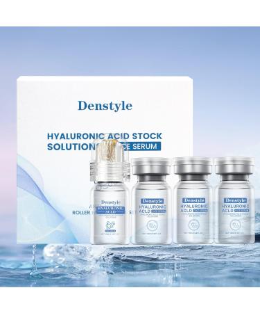 Micro Needling Kit for Face - Micro Infusion System for Face with Hyaluronic Acid & Collagen - Moisturizing & Anti-Wrinkle Facial Serum for All Skin Types - 1 Roller + 4 Serums - Buy Online on GoSupps.com