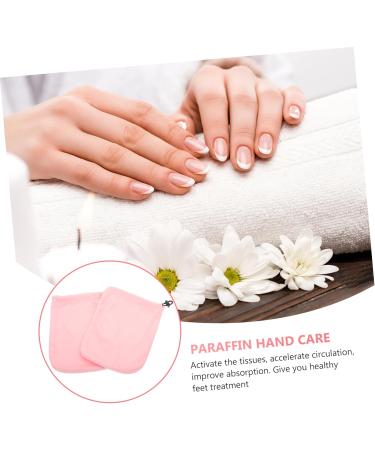 FOMIYES 6 Pairs Wax Thermal Insulation Gloves Wax Bath Foot Hand Cover Mitts Cracked Hand Gloves Hand Protector Gloves Hand Gloves Spa Wax Socks Baby Plush Keep Warm Floor Mat Pink - Buy Online on GoSupps.com