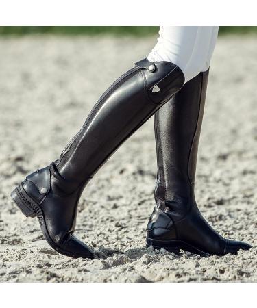 Horze Duvall Women's Tall Dress Boots - Black, Size 9.5 - Buy Online on GoSupps.com