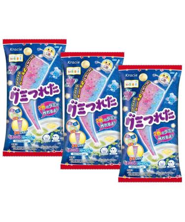 DIY Gummy Kit Gummy fishing Grape and soda flavour 3pcs Kracie With MAIKO sticker Pio big bazar