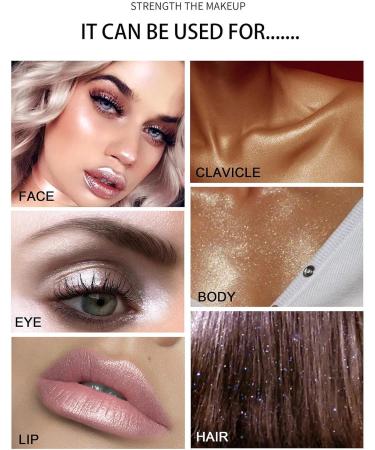  G n rique Highlighter Powder Stick 3 Colors Highlighting Powder Dabbing Shimmer Face and Body Highlighter Powder Stick Highlighter Makeup Powder for Face Eyes Lips Hair Body - Buy Online on GoSupps.com
