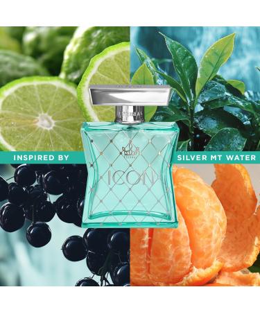 Eternal Icon EDP Inspired by Creed's Silver Mountain W. 3.4 oz (100ml) Long-lasting Vegan Clean Ingredients Unisex Perfume Spray 2000 sprays per bottle - Buy Online on GoSupps.com