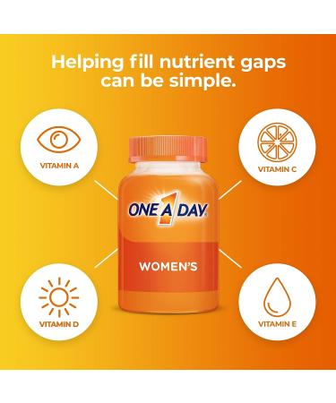 One A Day Women's Multivitamin Gummies with Vitamin A, C, D, E, Zinc & Calcium - 80 Count - Buy Online on GoSupps.com