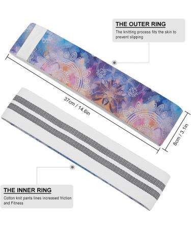 Shop Pastel Color Resistance Bands | Art Printed Elastic & Fabric Fitness Bands for Effective Workouts - International Shipping Available - Buy Online on GoSupps.com